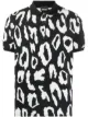 Image 1 of Just Cavalli animal-print cotton polo shirt