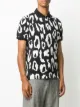 Just Cavalli animal-print cotton polo shirt