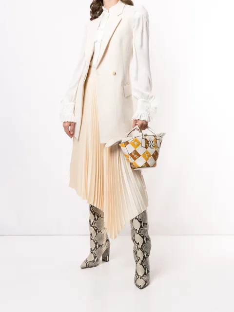Tory Burch McGraw Floral Woven Mini 