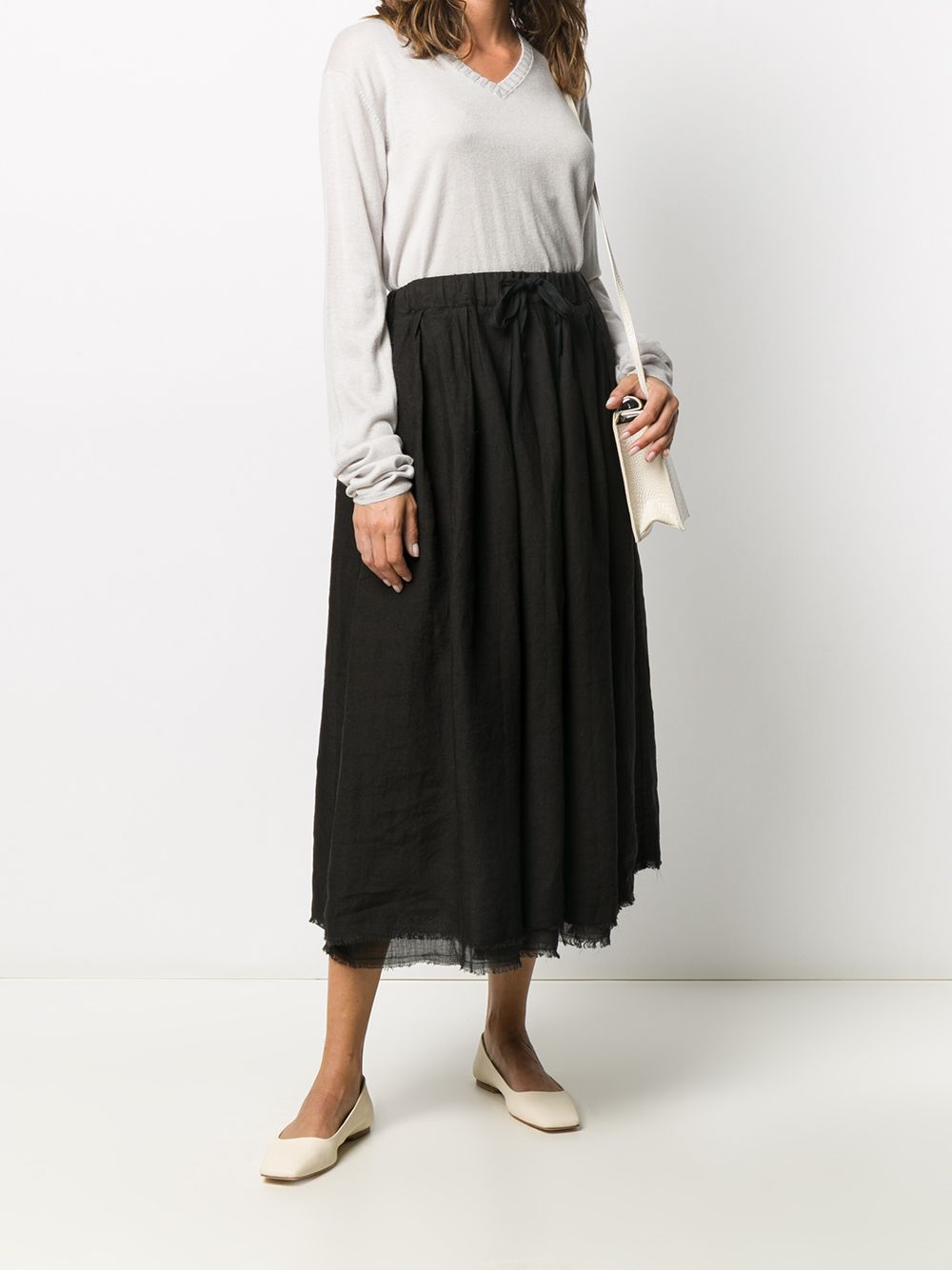 фото Kristensen du nord frayed hem skirt