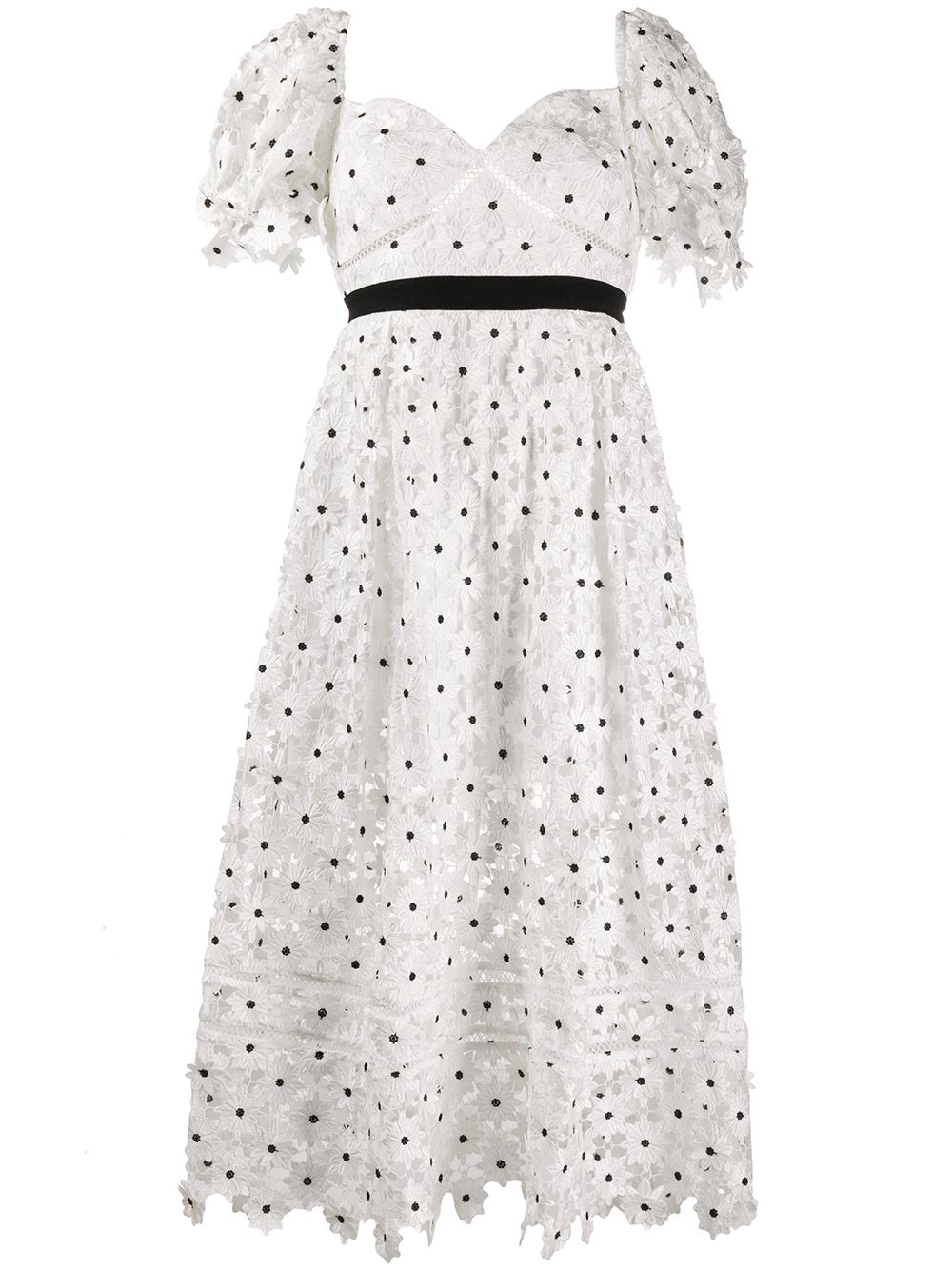 Self-Portrait Polka Dot Dress - Farfetch