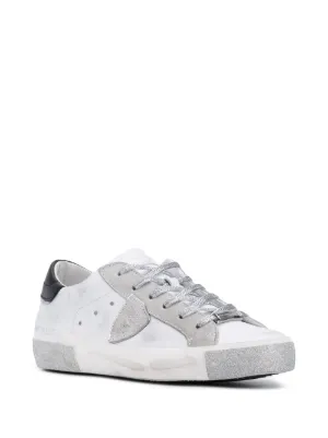 PHILIPPE MODEL Sneaker donna bianca in pelle/tessuto | Quellogiusto Shop  online