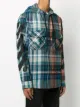 Off-White hooded check shirt