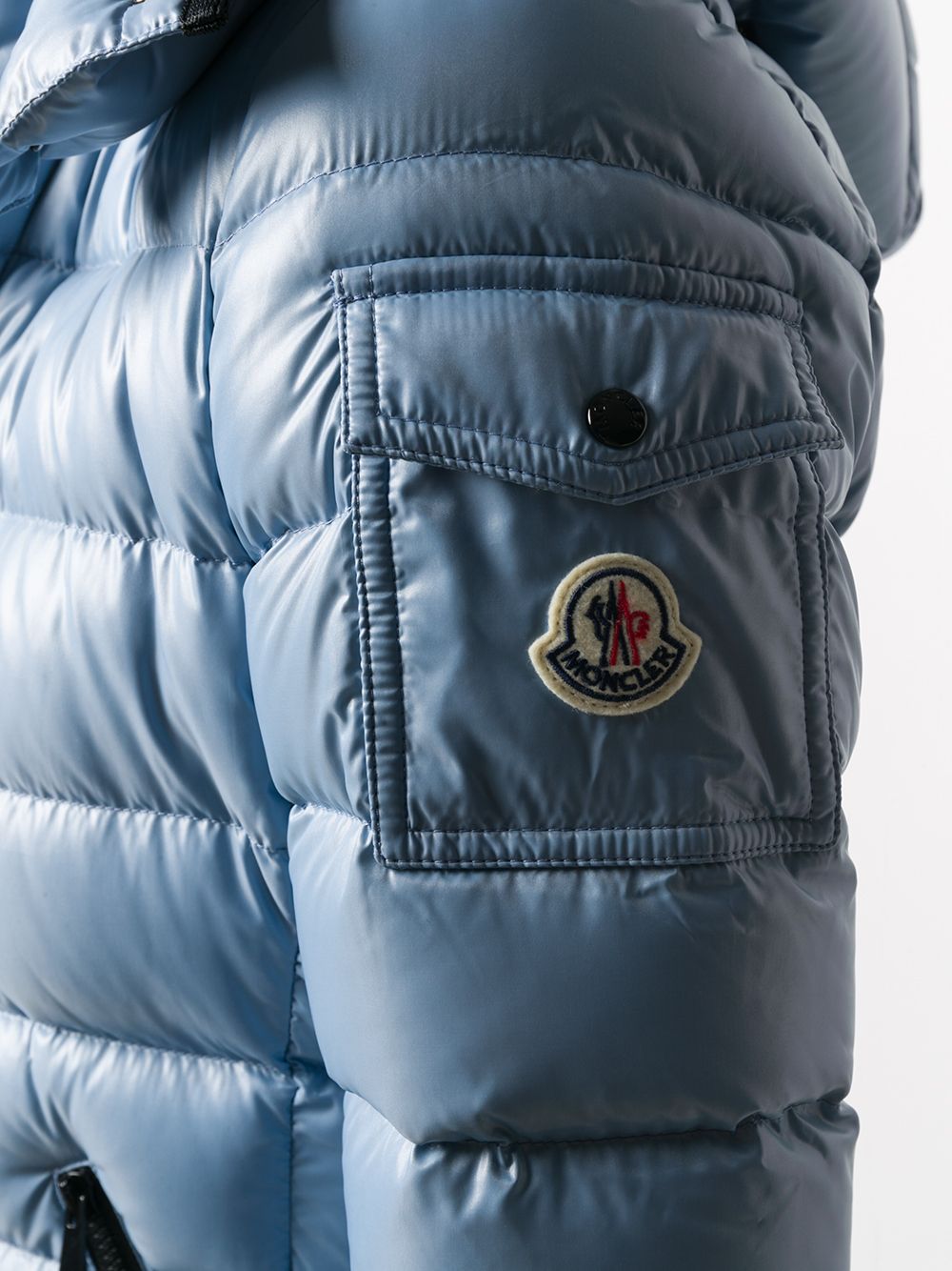 фото Moncler пуховик bleu