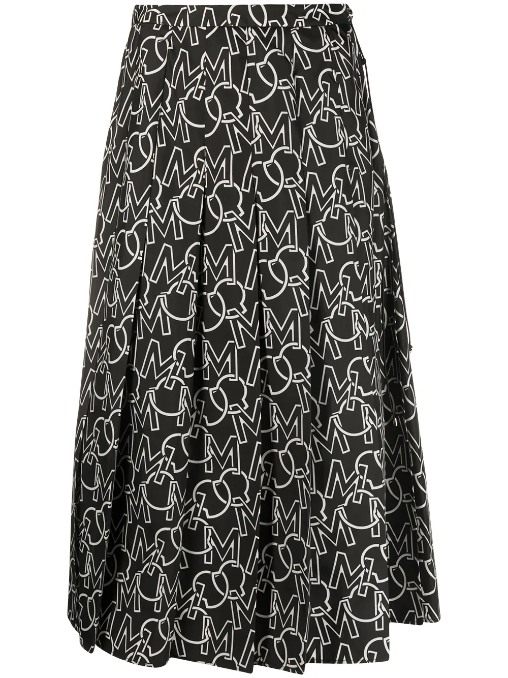 

Moncler falda con logo - Negro