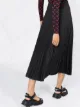 Moncler side tie-fastening detail pleated skirt
