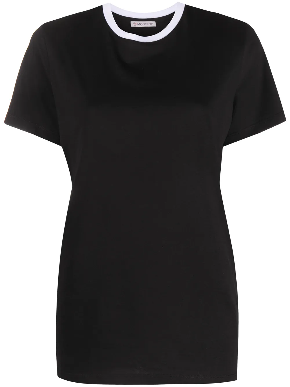 

Moncler playera con logo estampado - Negro