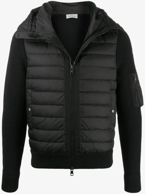 Moncler veste à empiècements matelassés