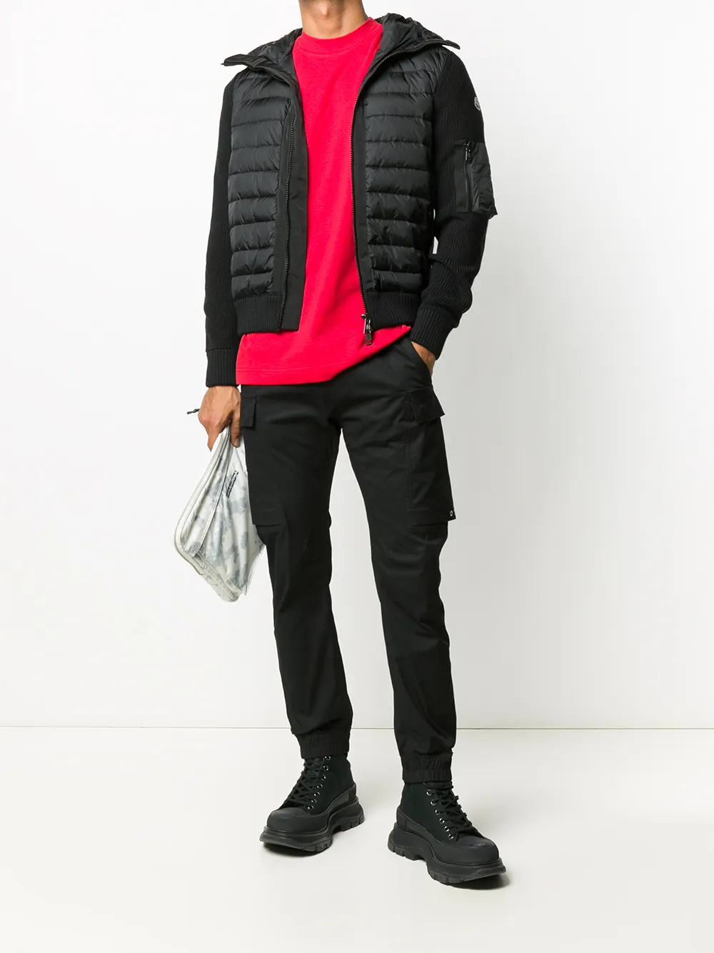 Moncler Jack met capuchon - Zwart