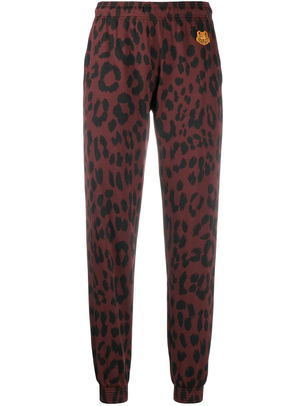 фото Kenzo спортивные брюки с леопардовым принтом