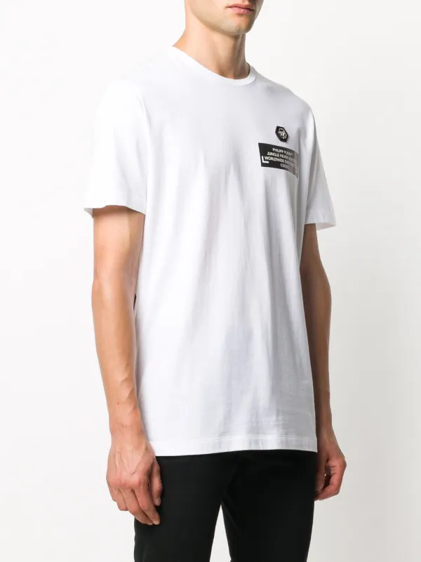 Shop Philipp Plein SS King Plein cotton 