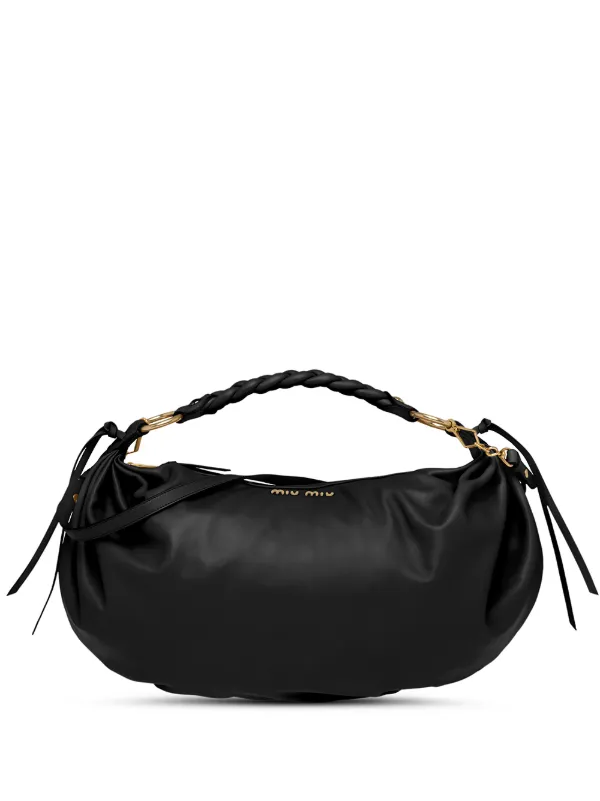 black tassel shoulder bag