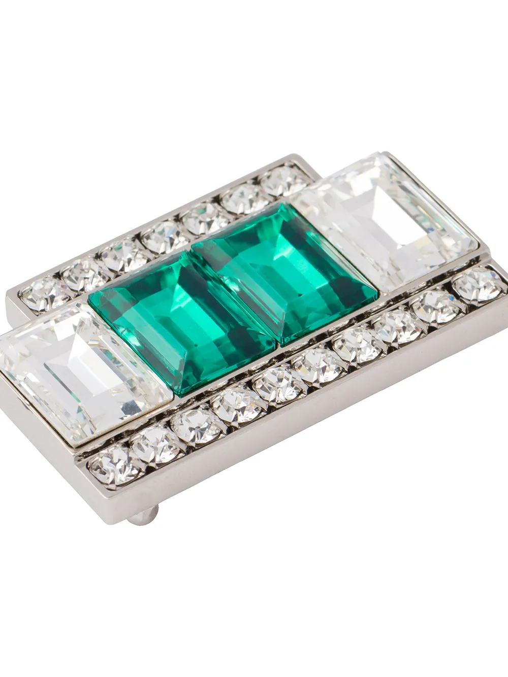 Image 2 sur Miu Miu broche à ornements en cristal