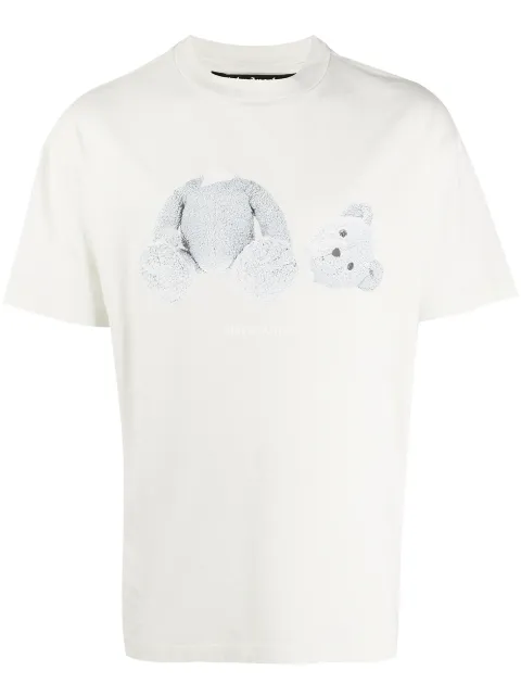 Shop Palm Angels Ice Bear crew neck T 