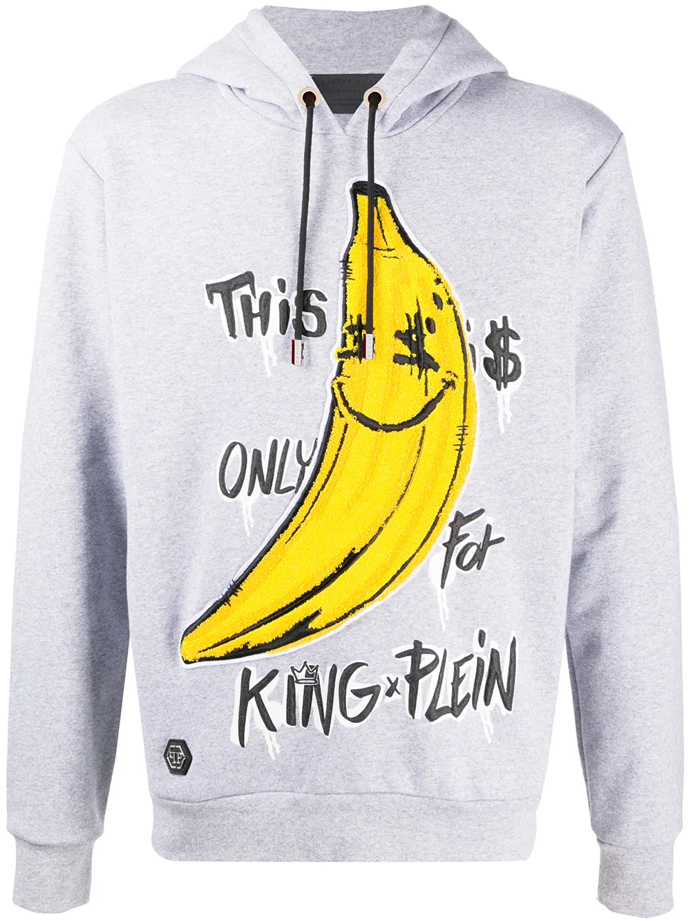

Philipp Plein sudadera King Plein - Gris