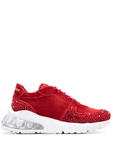 Philipp Plein Velvet Studs low-top sneakers