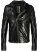 Image 1 of Rick Owens oversize collar biker jacket