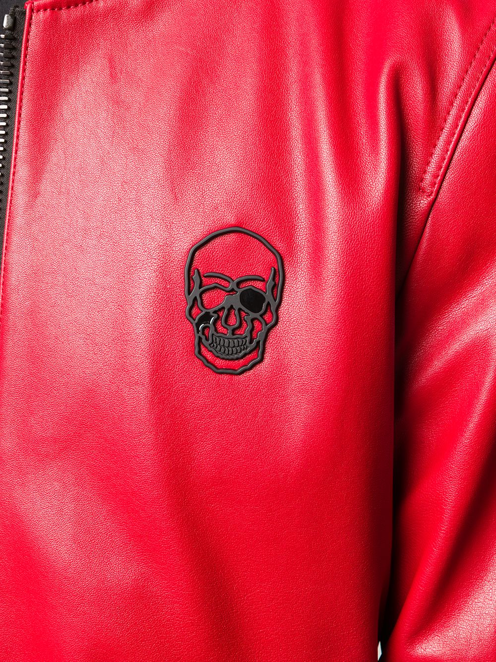 фото Philipp plein бомбер с декором skull