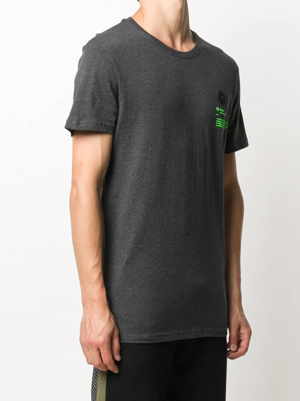 Philipp Plein T-shirt met doodskopprint Grijs