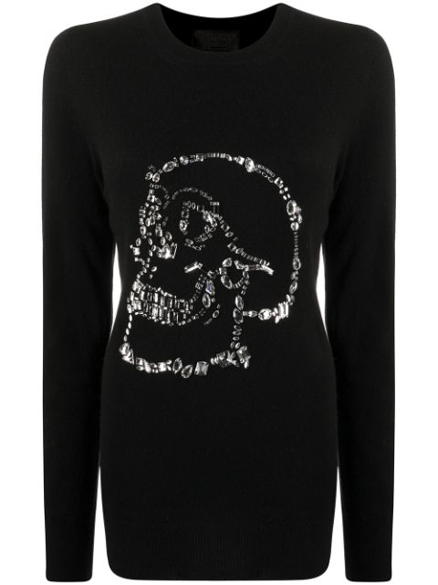 Philipp Plein embellished skull jumper Women