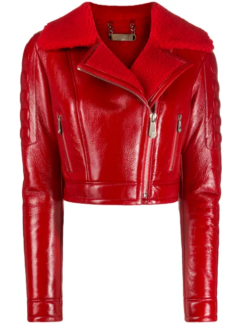 Philipp Plein Killer lined biker jacket