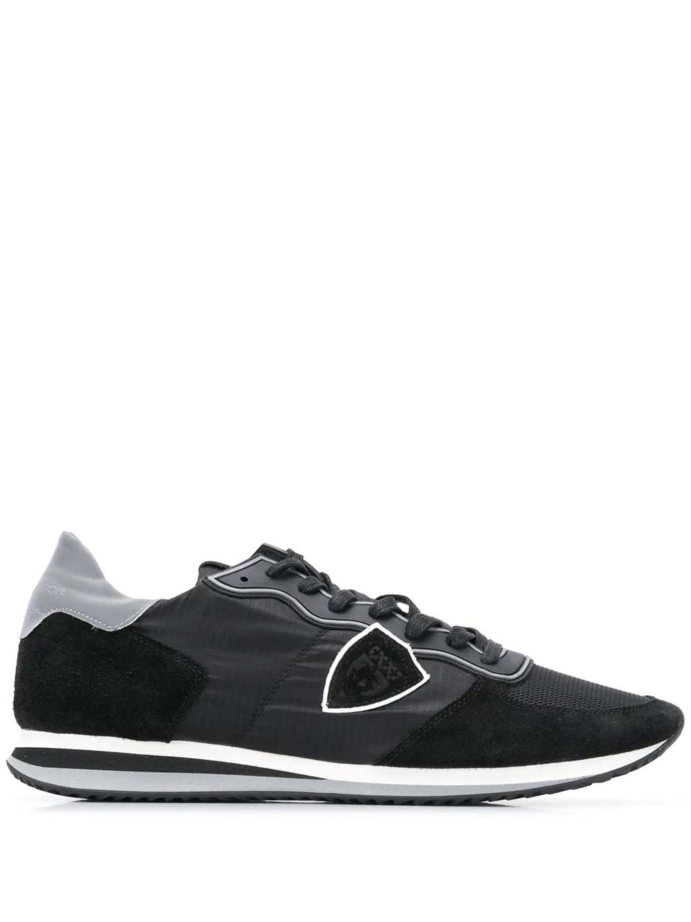 

Philippe Model Paris tenis bajos con paneles en contraste - Negro