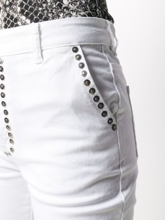 studded straight jeans展示图