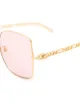 Gucci Eyewear detachable-charm square-frame sunglasses