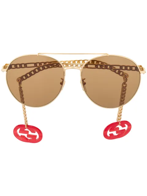 gucci frames with rhinestones