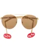 Image 1 of Gucci Eyewear GG round frame charms sunglasses