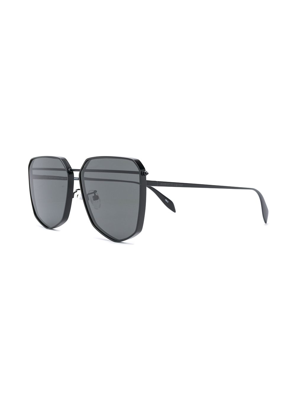 фото Alexander mcqueen eyewear солнцезащитные очки piercing shield