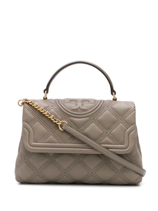 tory burch textured leather shoulder bag