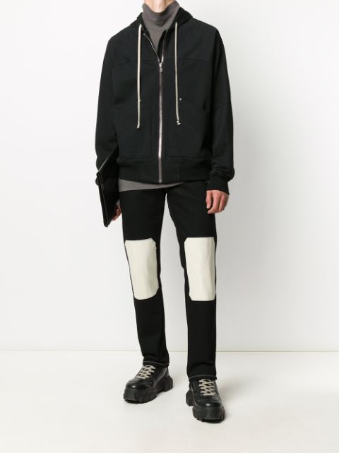 Rick Owens Zip Front Hoodie Farfetch