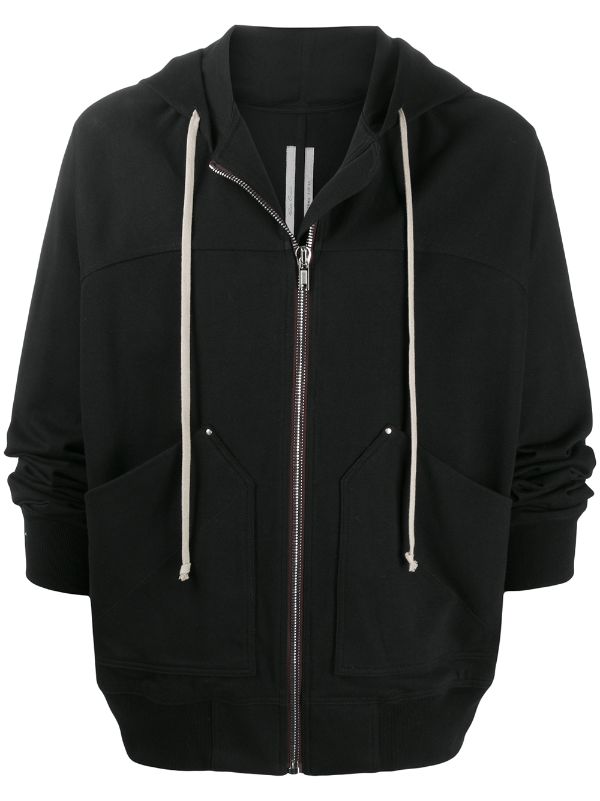 Rick Owens Zip Front Hoodie Farfetch