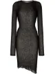 Image 1 of Ambra Maddalena semi-sheer cotton mini dress