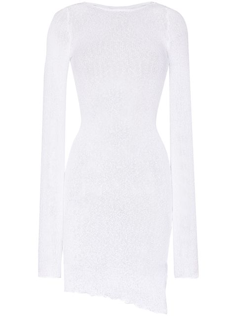 Ambra Maddalena semi-sheer cotton mini dress
