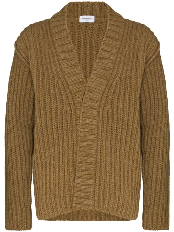 chunky ribbed cardigan