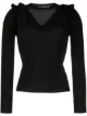 Image 1 of RED Valentino point d'esprit ribbed-knit jumper