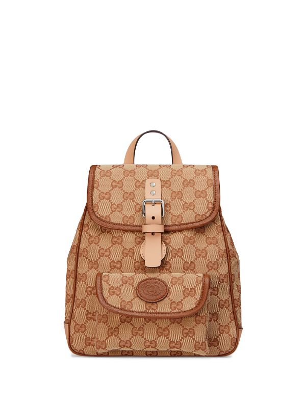 Shop Gucci Kids Children's GG backpack 