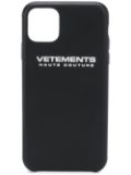 VETEMENTS logo Iphone 11 Pro case - Black