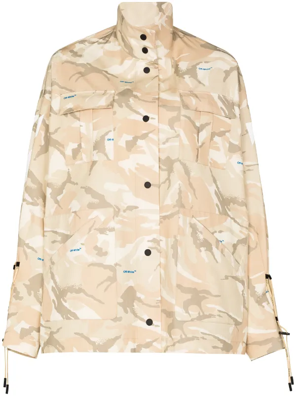 off white military jacket