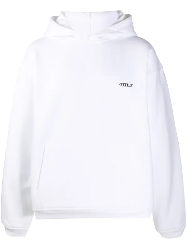 oversized white hoodie
