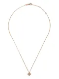Roberto Coin 18kt rose gold Princess Flower diamond pendant necklace - Pink