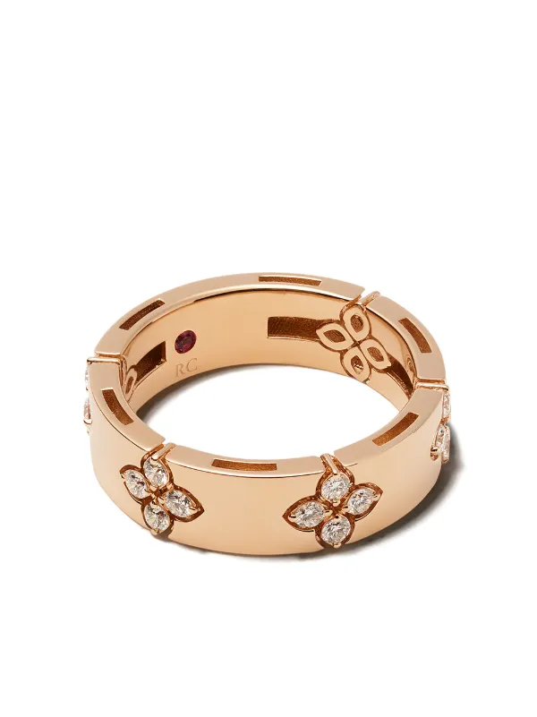 Roberto Coin 18kt Rose Gold Diamond Love In Verona Ring - Farfetch