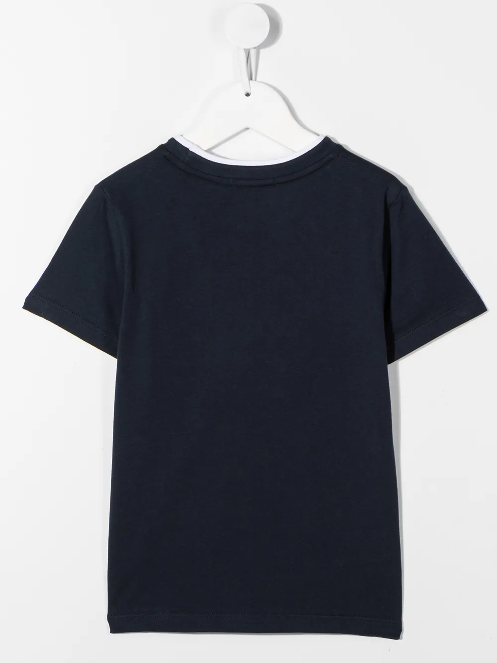 Aigner Kids T-shirt met monogramprint Blauw