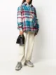 We11done checked-print shirt jacket