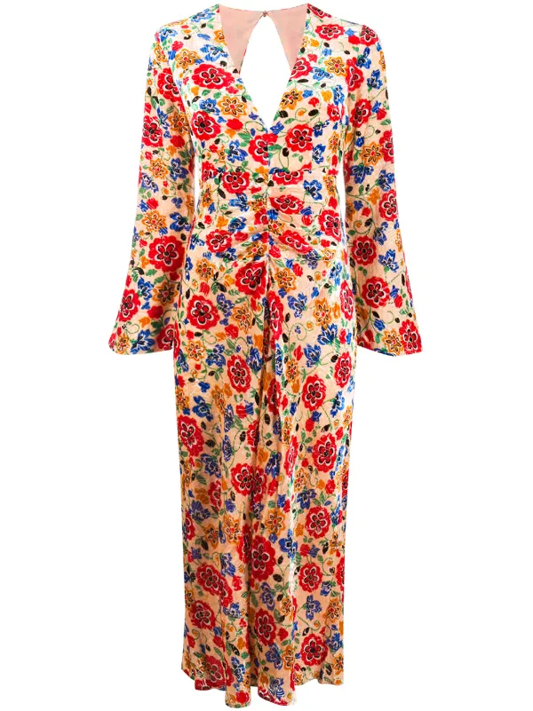 red rixo dress