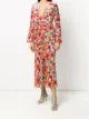 Rixo Mel floral midi dress