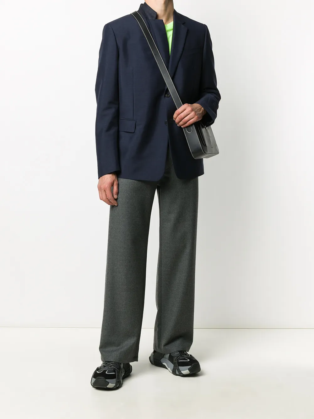 Valentino Garavani Blazer met enkele rij knopen - Blauw
