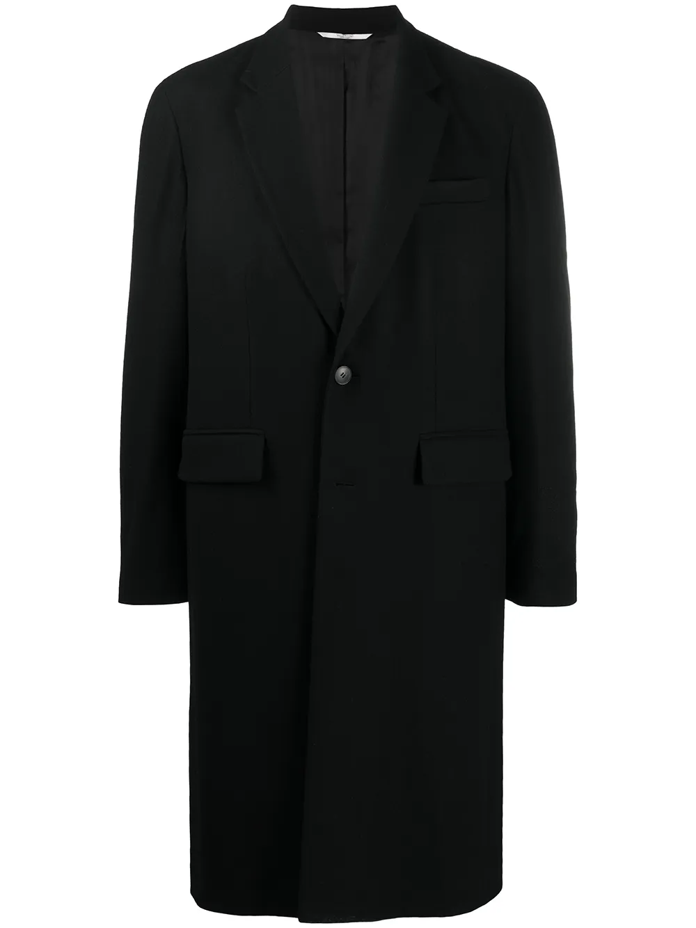 manteau droit texturé